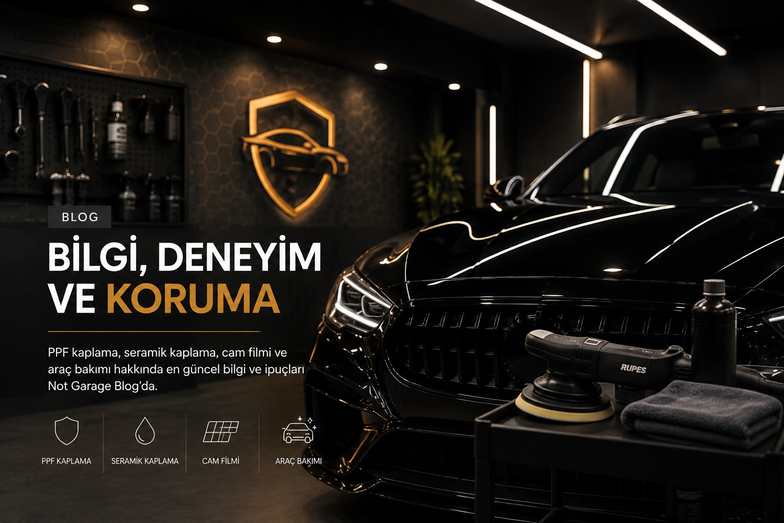 Denizli'de PPF garanti belgesi ve uygulanmış araç yüzeyi